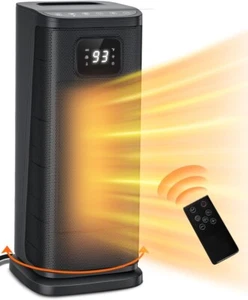 Indoor Space Heater 1500W Fast Oscillating Heating Portable Electric Heaters - Picture 1 of 6