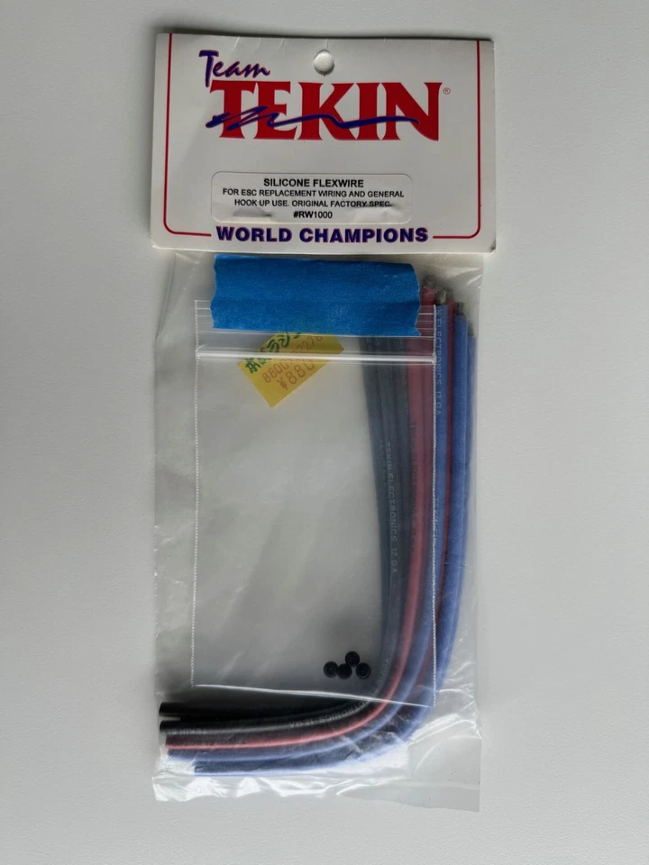 Vintage Tekin RW1000 Silicone Flex Wire For RC ESC Motor Etc - Image 1 of 4