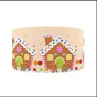 3 INCH Gingerbread GROSGRAIN RIBBON for HAIR Christmas candy house 1094402