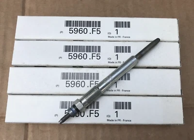 Bujía incandescente diésel Peugeot Citroen **x4** - 5960F5 **Repuestos originales nuevos PSA OEM** Foto 1 de 4