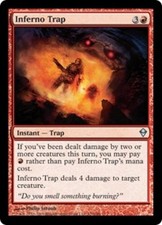 MTG magic cards 4x x4 NM-Mint, English Inferno Trap Zendikar