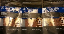 New listing
Oven Baked Duck Jerky Strips Dog Treats Snacks 3 Pack Resealable 4.74 Oz Total