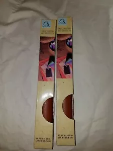 Crafters Square Faux Leather Brown Lot Of 2 Boxes - Picture 1 of 3