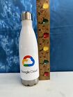 H2go Force Google Cloud Logo Metal Water Bottle White 17Oz Insulated
