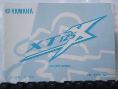 2006 Yamaha XT 125 R/X OWNER'S HANDBOOK MANUAL - Image 1 of 2