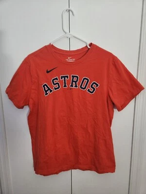 Nike MLB Houston Astros Baseball Team Fan T-Shirt #21 Zach Greinke Size M - Image 1 of 3