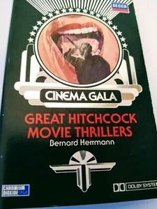  Great HITCHCOCK THRILLERS Cassette 1969 LONDON PHILHARMONIC Bernard HERRMANN - Picture 1 of 7