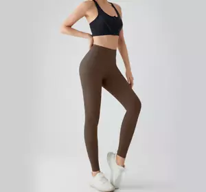 S-XXXL Seamless Leggings Mid-High Waist Sexy Tight Pants Sport Fitness Wear NEW - Picture 1 of 20