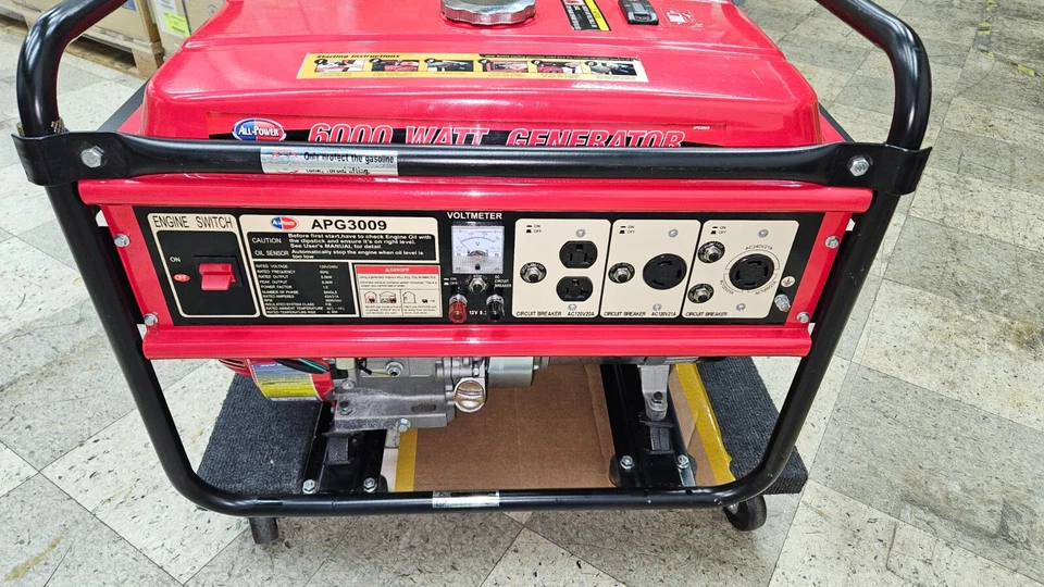 All-Power Generator 6000 Watt. MINT. Tested. Fully Functional. Very Low Hours. - Image 1 of 4