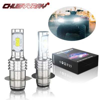 For Honda Foreman 400 450 1997 1998-2004 LED Headlight H6M 6000K White Bulbs - Image 1 of 4