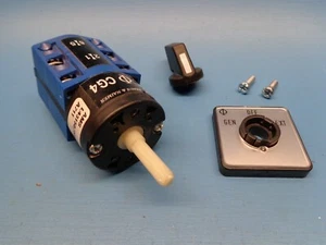 (1) CG4 A711-600 E KRAUS & NAIMER DREHSCHALTER DPDT S00 440V CG4A711600E - Bild 1 von 5
