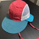 Vintage 90s ORVIS Fishing Hat BONEFISH SCRUBS Ventilated Mesh Cap USA Neon MED