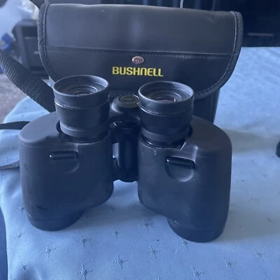 Bushnell 13-7307 Powerview Binoculars 7x35 WA, w/ Carry Bag, - Image 1 of 4