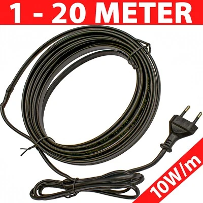 Heizkabel Frostschutz Rohrbegleitheizung Heizleitung 230V Kabel 10W/m 1 - 20 M ⭐ - Bild 1 von 4