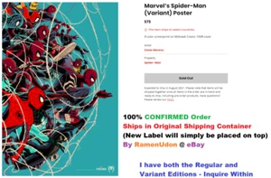 Edición VARIANTE ✅ Póster/impresión SDCC Marvel's Spider-Man by Cesar Moreno Mondo - Imagen 1 de 1