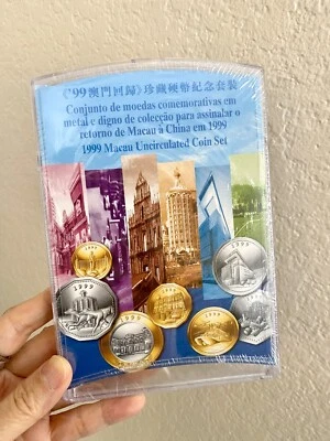 1999 Macau Handover Commemorative Coin Set - Image 1 of 4