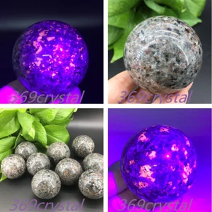 55mm+ Natural Yooperlite Ball Quartz Crystal Sphere Gift Reiki Healing 1pc - Picture 1 of 12