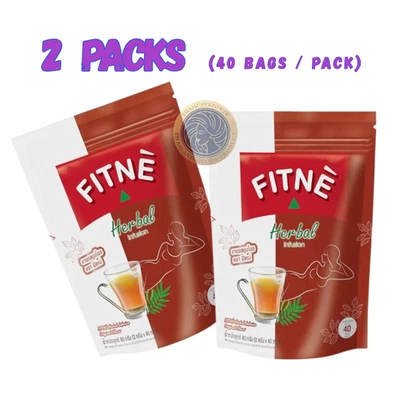 2x Fitne Herbal Tea Weight Loss Original Diet Detox Infusion - Image 1 of 4