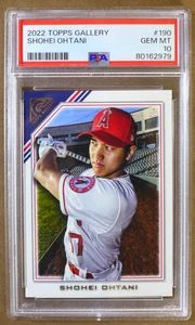 2022 Topps Gallery #190 Shohei Ohtani PSA 10 - Bild 1 von 2