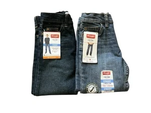 Wrangler Boys Straight Fit Jeans Regular Size 4 Bundle of 2 New with Tags - Picture 1 of 8