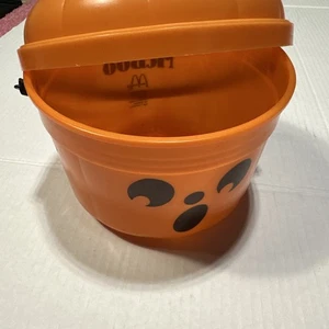 Vintage McDonalds McBoo Candy Boo Eimer Halloween orange Kürbis Happy Meal 1986 - Bild 1 von 4