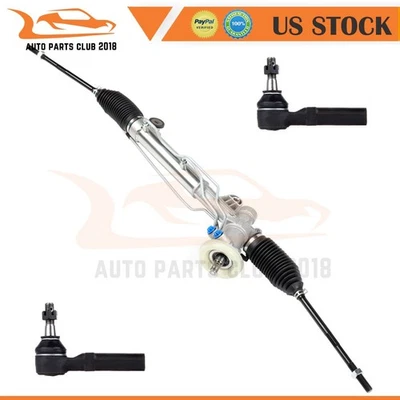 3 Pcs Steering Rack And Pinion,Outer Tie Rods For 2009 Chevrolet Impala Foto 1 de 4