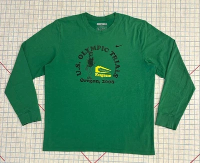 Vintage Nike Olympic Eugene Trials Shirt Limited Edition 2008 Nike Sports Tee XL - Image 1 of 4