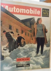 L AUTOMOBILE 14 gennaio 1962 Touring e Boneschi Nautilus di Burnet Vallelunga di - Picture 1 of 1