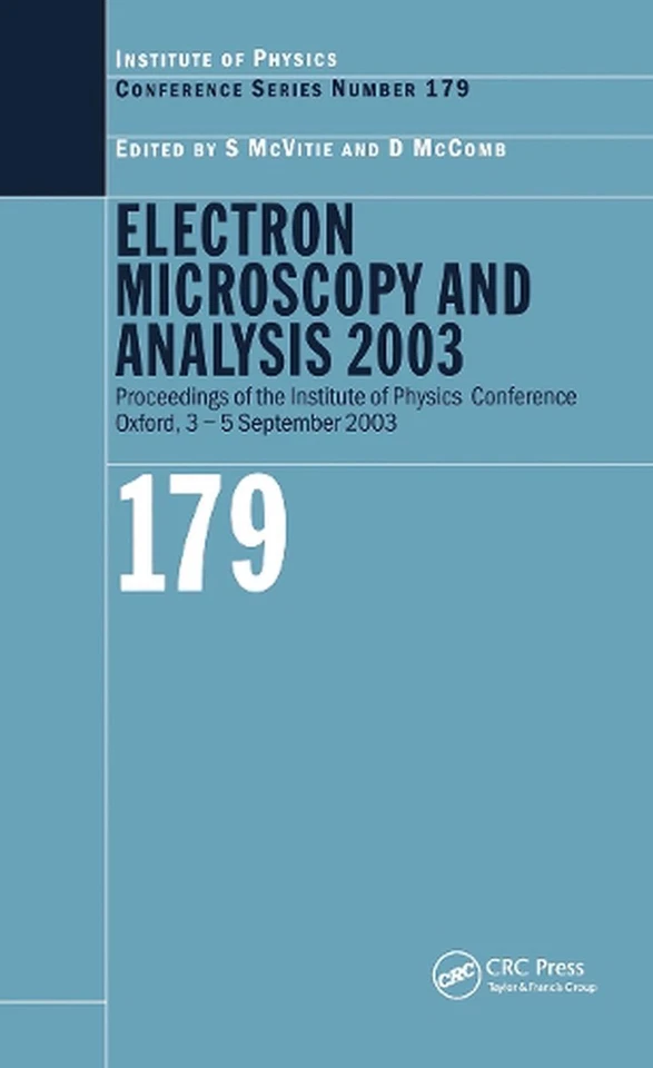Electron Microscopy and Analysis 2003: Proceedings of the Institute of Physics E - Image 1 of 1