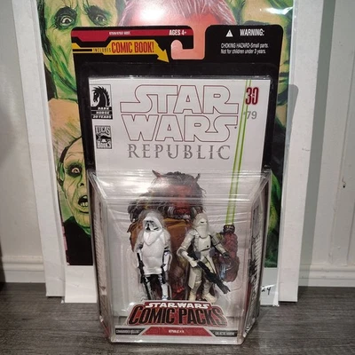 Star Wars Comic Pack Republic #79 Commander Keller Galactic Marine Plus #30 Foto 1 de 4