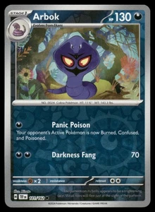 Arbok 101/162 SV05: Temporal Forces Reverse Holo Near Mint NM - Picture 1 of 2