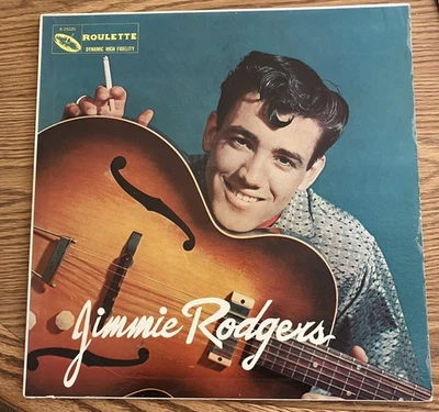 Jimmie Rodgers LP 1957 Clean Rare 1st Pressing CANADIAN PRESSING NEAR MINT VINYL - Image 1 of 4