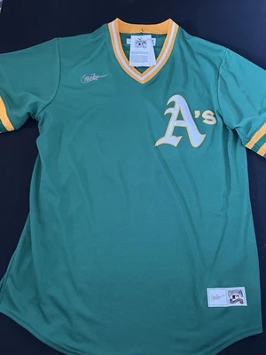 Nike Oakland A's Cooperstown Throwback Reggie Jackson Baseball Jersey Men Sz M - Image 1 of 3