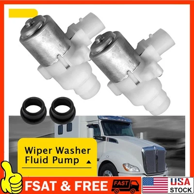 2x Bomba de líquido limpiaparabrisas limpiaparabrisas T4695001 104252 para Peterbilt 365 2007-13 Foto 1 de 4