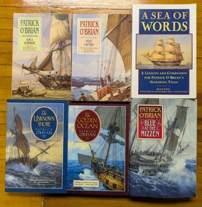 Patrick O'Brian Aubrey Maturin Historical Nautical Book Lot of 6 Mizzen HMS Post - Imagen 1 de 2