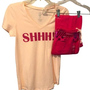 American Heritage PJ set Short Sleeve Top and Long Pant New NWT Sz S Bundle - Picture 1 of 8