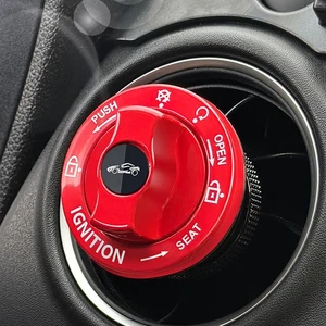 Car Decor Engine Start Stop Push Button Switch Cover Trims Accessories Universal - Bild 1 von 13