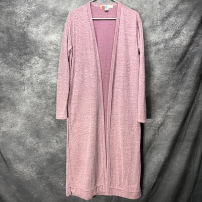 Кардиган женский Free People FP Beach длинный открытый спереди Duster XS темно-лиловый - Изображение 1 из 4