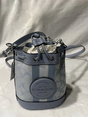 Новый с Ярлыками тренер мини Dempsey ведро сумка в подпись Jacquard C8322 - Изображение 1 из 4