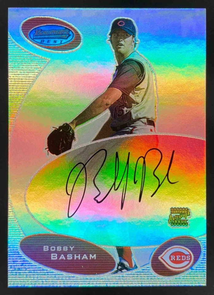 Bobby Basham 2003 Bowman Bowman's Best RC Auto #BB-BWB Reds - Image 1 of 4