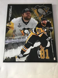 Phil Kessel Pittsburgh Penguins Charity Bag Exclusive Wooden 8 x 10 Plaque - Picture 1 of 5