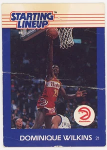 Carta Basket Dominique Wilkins Starting 1988 Lineup Kenner Atlanta Hawks, NBA - Foto 1 di 2