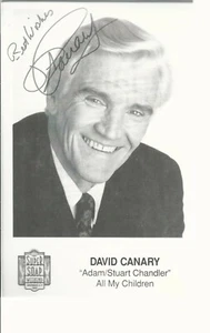 David Canary Autograph Reprint Photo 9x6 All My Children 1997 - Picture 1 of 1