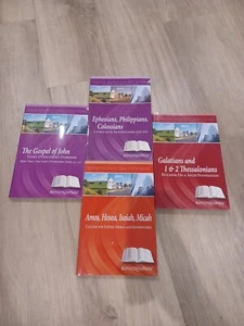 Lot Of 4 Adult Bible Study Guides The Gospel of John (Light Overcoming Darkness) - Picture 1 of 8