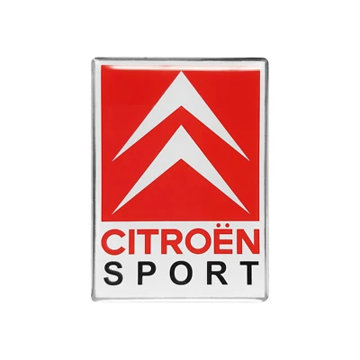 Adesivo Citroen Sport 3D Logo, 65 x 46 mm - Immagine 1 di 4