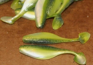 3" Shad Paddle Tail Swimbait great for Umbrella Rig 50 pack Sassy Sexy Shad - Picture 1 of 3