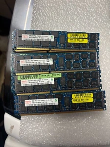 Lot of 8 x 8GB SK hynix HMT31GR7BFR4C-PB 2Rx4 PC3-12800R ECC Dell Server Memory - Picture 1 of 4