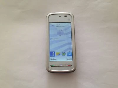 Nokia 5230 - White/Red (Unlocked) Smartphone - Image 1 of 4
