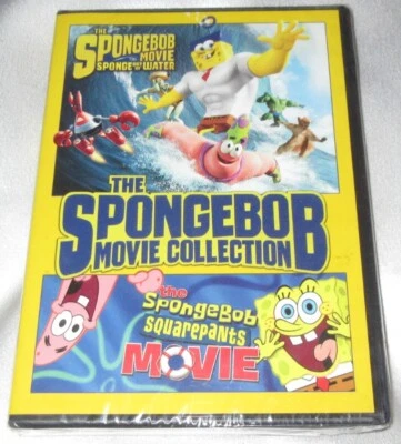 SpongeBob SquarePants Movie Collection (New) DVD Sponge Out Water Animation - Image 1 of 2