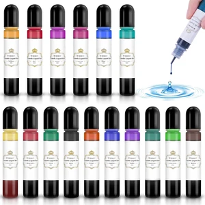 Tinte para velas - 16 colores vibrantes populares para hacer velas tinte líquido a base de aceite para Wa - Imagen 1 de 12